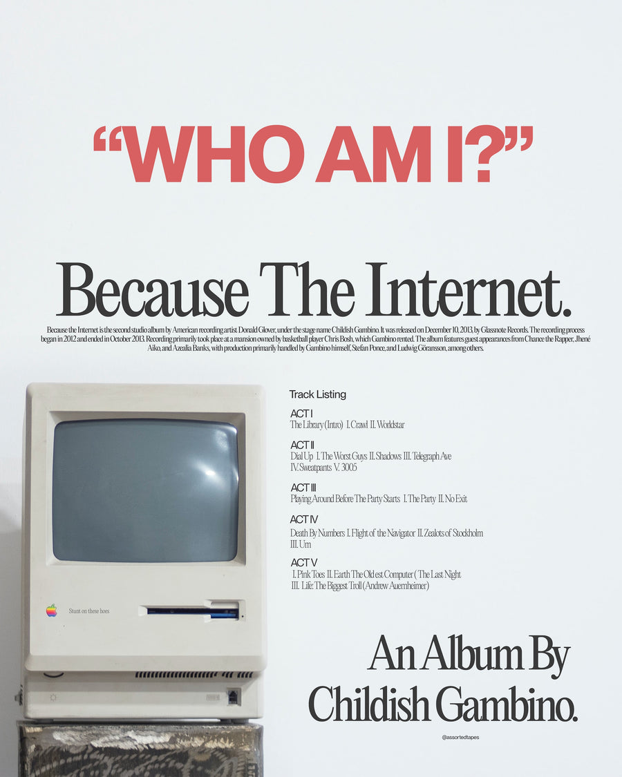 Because The Internet  Poster - Childish Gambino