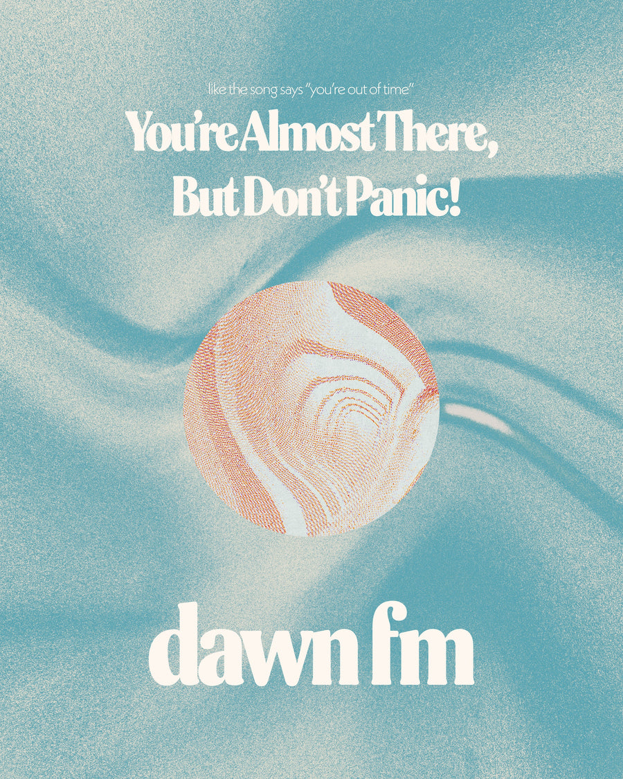 Dawn FM poster - The Weeknd